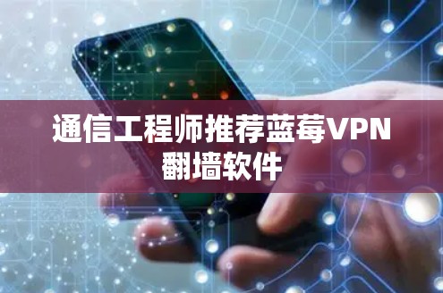 通信工程师推荐蓝莓VPN翻墙软件