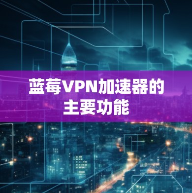 蓝莓VPN加速器的主要功能