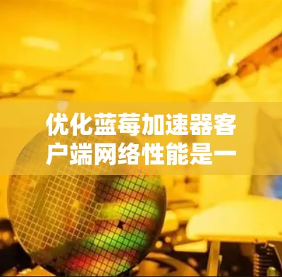 优化蓝莓加速器客户端网络性能是一个复杂但有成效的任务。以下是分步骤的优化指南，帮助您全面提升客户端的网络性能